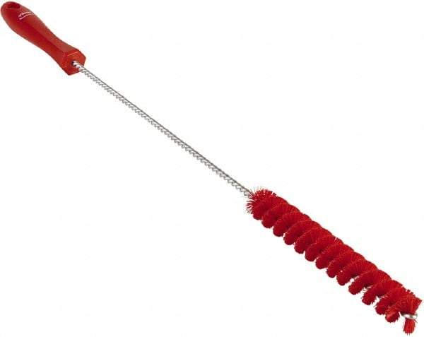 Vikan - 3/4" Diam Polyester Valve Brush - 19-5/8" OAL, 5-3/4" Head Length, Polypropylene & Stainless Steel Handle - Benchmark Tooling