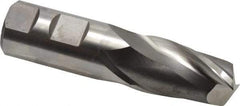 Niagara Cutter - 1", 1-5/8" LOC, 1" Shank Diam, 4-1/8" OAL, 2 Flute, Cobalt Square End Mill - Single End, Uncoated, Spiral Flute, 30° Helix, Centercutting, Right Hand Cut, Right Hand Flute - Benchmark Tooling
