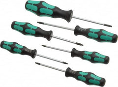 Wera - 6 Piece IP6 to IP15 Ergonomic Handle Torx Driver Set - IP6, IP7, IP8, IP9, IP10, IP15 - Benchmark Tooling