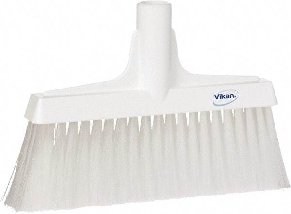 Vikan - 6-3/4" OAL Polyester Bristle Lobby Broom - 3" Bristle Length, 9-1/2" Wide - Benchmark Tooling