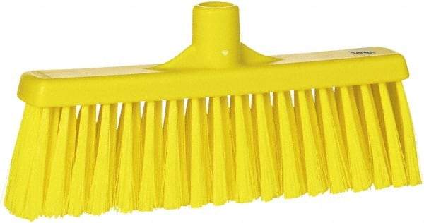 Vikan - 5-5/8" OAL Polyester Bristle Lobby Broom - 3" Bristle Length, 11" Wide - Benchmark Tooling