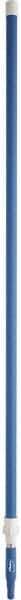 Vikan - 115 x 1-1/4" Aluminum Squeegee Handle - European Threaded Connection, Blue, Telescoping - Benchmark Tooling