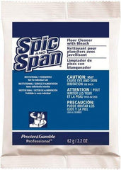 Spic & Span - Packet Cleaner - Use on Ceramic Tile, Laminate Surfaces, Linoleum, Quarry Tile, Cement, Concrete, Vinyl Tile, Terra Cotta, Terrazzo, Vinyl Composite Tile (VCT) - Benchmark Tooling