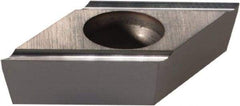 Ingersoll Cutting Tools - DCET32.50 GF Grade TT9020 Carbide Turning Insert - 55° Diamond, 3/8" Inscr Circle, 5/32" Thick, 0.004" Corner Radius - Benchmark Tooling