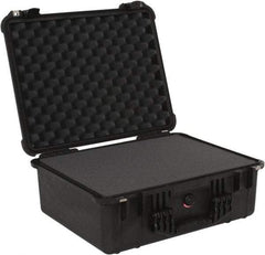 Pelican Products, Inc. - 17-13/64" Wide x 16-7/8" Deep x 8-13/32" High, Clamshell Hard Case - Black, Plastic - Benchmark Tooling