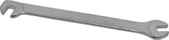 Facom - 3.20mm Stubby Extra Thin Open End Wrench - 2-3/4" OAL, Double End, Satin Finish, 15° & 75° Head Angle - Benchmark Tooling