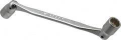 Facom - 14 & 15", 12 Point, Satin Chrome Coated, Double Flex-End Socket Wrench - 9-11/32" OAL, 33mm Head Thickness - Benchmark Tooling