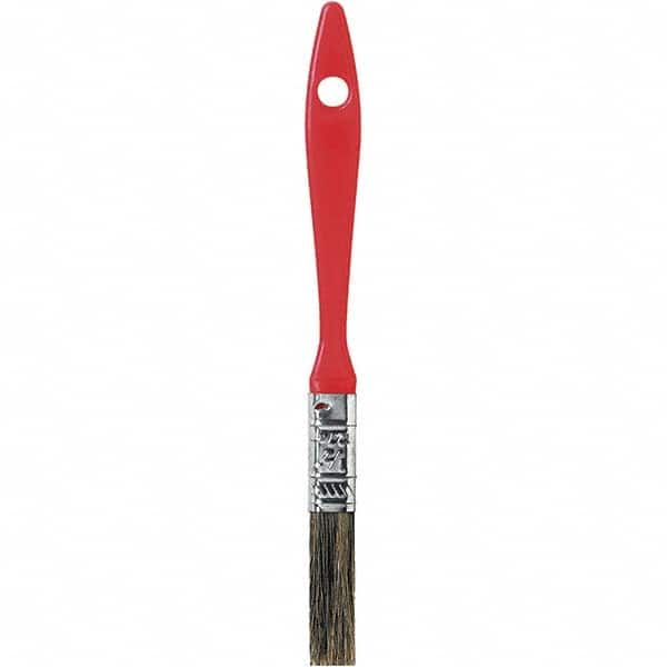 Rubberset - 1/2" Flat Hog Chip Brush - Wood Beavertail Handle - Benchmark Tooling