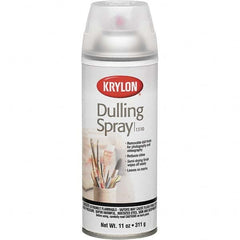 Krylon - Clear, Flat, Dulling Spray Paint - 15 to 20 Sq Ft per Can, 12 oz Container - Benchmark Tooling