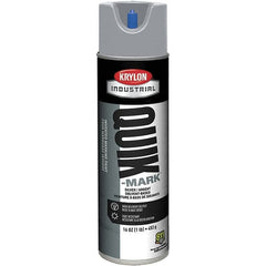 Krylon - 20 fl oz Gray Marking Paint - 50 to 60 Sq Ft Coverage, Solvent-Based Formula - Benchmark Tooling