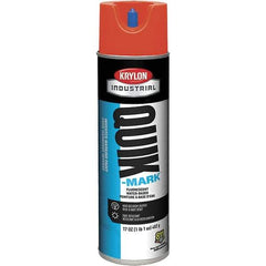 Krylon - 20 fl oz Red Marking Paint - 50 to 60 Sq Ft Coverage, Water-Based Formula - Benchmark Tooling