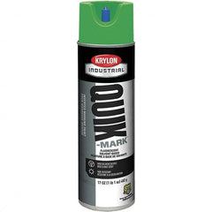 Krylon - 20 fl oz Green Marking Paint - 50 to 60 Sq Ft Coverage, Solvent-Based Formula - Benchmark Tooling