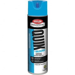 Krylon - 20 fl oz Blue Marking Paint - 50 to 60 Sq Ft Coverage, Water-Based Formula - Benchmark Tooling