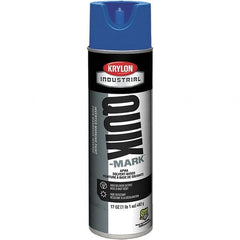 Krylon - 20 fl oz Blue Marking Paint - 50 to 60 Sq Ft Coverage, Solvent-Based Formula - Benchmark Tooling