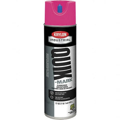 Krylon - 20 fl oz Pink Marking Paint - 50 to 60 Sq Ft Coverage, Solvent-Based Formula - Benchmark Tooling
