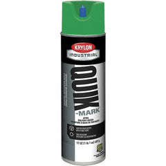 Krylon - 20 fl oz Green Marking Paint - 50 to 60 Sq Ft Coverage, Solvent-Based Formula - Benchmark Tooling