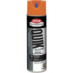 Krylon - 20 fl oz Orange Marking Paint - 50 to 60 Sq Ft Coverage, Solvent-Based Formula - Benchmark Tooling