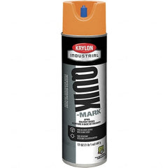 Krylon - 20 fl oz Orange Marking Paint - 50 to 60 Sq Ft Coverage, Solvent-Based Formula - Benchmark Tooling