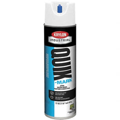 Krylon - 20 fl oz White Marking Paint - 50 to 60 Sq Ft Coverage, Water-Based Formula - Benchmark Tooling