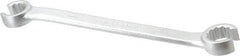 Proto - 19 x 21mm, Chrome Finish, Open End Flare Nut Wrench - 12 Points, 9-7/16" OAL, Steel, Double End Head - Benchmark Tooling