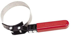 Proto - 3-1/2 to 3-7/8" Diam, Adjustable Oil Filter Wrench - For Use with Filters from 3-1/2 to 3-7/8" - Benchmark Tooling