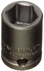 Proto - 3/8" Drive 16mm Standard Impact Socket - 6 Points, 1-3/32" OAL - Benchmark Tooling