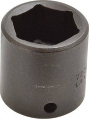 Proto - 3/8" Drive 15/16" Standard Impact Socket - 6 Points, 1-11/32" OAL - Benchmark Tooling