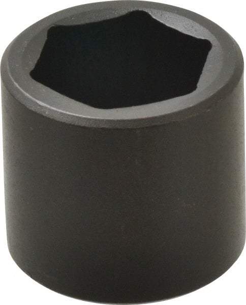Proto - 3/8" Drive 1" Standard Impact Socket - 6 Points, 1-11/32" OAL - Benchmark Tooling