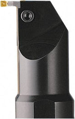 Seco - 16mm Min Bore Diam, 179.99mm OAL, 16mm Shank Diam, A-CGE Indexable Boring Bar - 40mm Max Bore Depth, LC.. 1303.. Insert, Clamp Holding Method - Benchmark Tooling