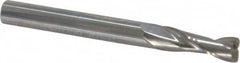 OSG - 1/4", 2 Flute, Single End, Solid Carbide, 0.03" Corner Radius End Mill - 2-1/2" OAL, 30° Helix, Right Hand Flute, 3/4" LOC, Right Hand Cut - Benchmark Tooling