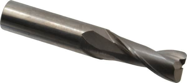 OSG - 1/2", 2 Flute, Single End, Solid Carbide, 0.06" Corner Radius End Mill - 3" OAL, 30° Helix, Right Hand Flute, 1-1/4" LOC, Right Hand Cut - Benchmark Tooling