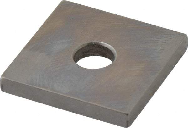 Mitutoyo - 0.127" Square Steel Gage Block - Accuracy Grade 0, Includes Certificate of Inspection - Benchmark Tooling