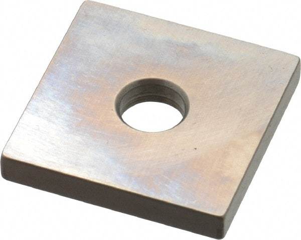 Mitutoyo - 0.143" Square Steel Gage Block - Accuracy Grade 0, Includes Certificate of Inspection - Benchmark Tooling