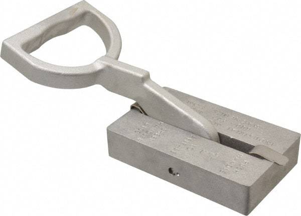 Mag-Mate - 50 Lb Load Capacity, Magnetic Lifter - 1-3/8" High x 3-5/8" Wide, Multi-Pole, For Use with Flats - Benchmark Tooling