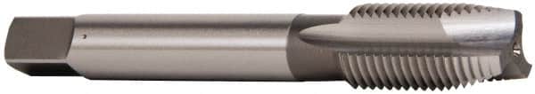 OSG - M14x1.50 Metric Fine, 3 Flute, Bright Finish, High Speed Steel Spiral Point Tap - Plug Chamfer, Right Hand Thread, 3-19/32" OAL, 1-21/32" Thread Length, 0.429" Shank Diam, Series 142 - Exact Industrial Supply