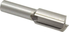 Amana Tool - 3/4" Diam, 1/2" Shank Diam, 1-1/4" Length of Cut, 2 Flute Straight Router Bit - 2-7/8" Overall Length, Carbide Tipped - Benchmark Tooling