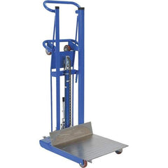 Vestil - 1,000 Lb Capacity, 53" Lift Height, Portable Workstation Manually Operated Lift - Benchmark Tooling