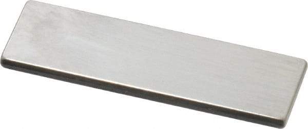 Mitutoyo - 0.06" Rectangular Steel Gage Block - Accuracy Grade 0, Includes Certificate of Inspection - Benchmark Tooling