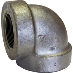 Black 90 ° Elbow: 1″, 250 psi, Threaded Cast Iron, Black Finish, Class 250