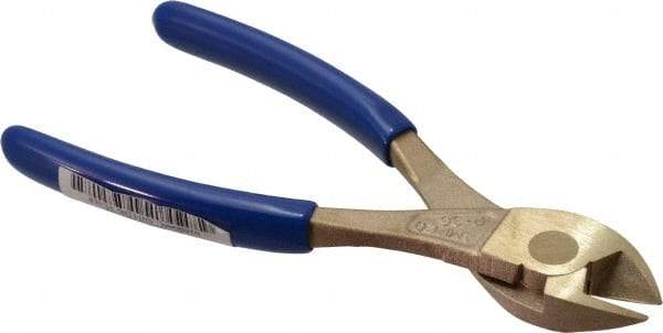 Ampco - 7" OAL, Diagonal Cutter - Aluminum Bronze Handle - Benchmark Tooling