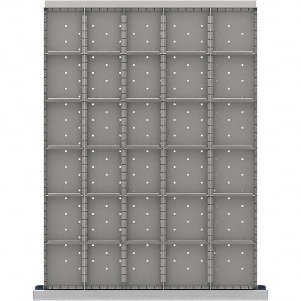 LISTA - 30-Compartment Drawer Divider Layout for 3.15" High Drawers - Benchmark Tooling