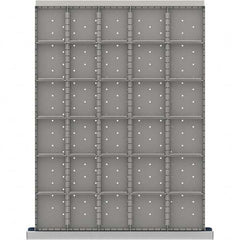 LISTA - 30-Compartment Drawer Divider Layout for 3.15" High Drawers - Benchmark Tooling