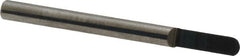 Accupro - 1/8 Inch Diameter, 1-1/2 Inch Overall Length, 3/8 Inch Split Length, Solid Carbide, Full Radius Split End Carbide Blank - Single End - Benchmark Tooling