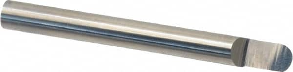 Accupro - 1/4 Inch Diameter, 2-1/2 Inch Overall Length, 3/8 Inch Split Length, Solid Carbide, Full Radius Split End Carbide Blank - Single End - Benchmark Tooling