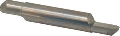 Accupro - 3/8 Inch Diameter, 2-1/2 Inch Overall Length, 1/2 Inch Split Length, Solid Carbide, Full Radius Split End Carbide Blank - Double End - Benchmark Tooling