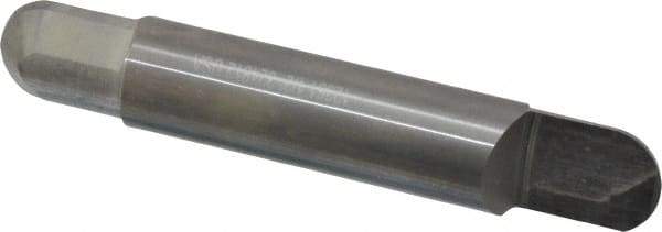 Accupro - 1/2 Inch Diameter, 3 Inch Overall Length, 5/8 Inch Split Length, Solid Carbide, Full Radius Split End Carbide Blank - Double End - Benchmark Tooling