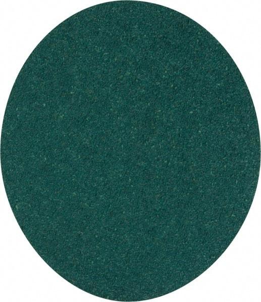 3M - 5" Diam, 40 Grit Aluminum Oxide Adhesive PSA Disc - Coarse Grade, Green, E Weighted Backing, Flexible, Use with Random Orbital Sanders - Benchmark Tooling