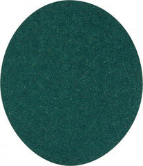 3M - 5" Diam, 40 Grit Aluminum Oxide Adhesive PSA Disc - Coarse Grade, Green, E Weighted Backing, Flexible, Use with Random Orbital Sanders - Benchmark Tooling