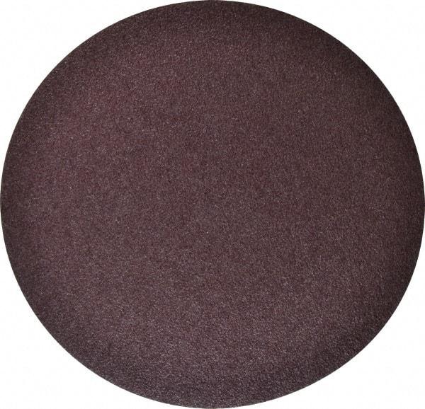 3M - 10" Diam, 36 Grit Aluminum Oxide Adhesive PSA Disc - Very Coarse Grade, X Weighted Cloth Backing, For Bench Top Motors, Random Orbital Sanders - Benchmark Tooling