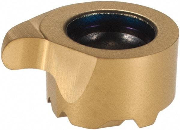 Seco - LCEX080401 Grade CP500 Carbide Turning Insert - TiAlN/TiN Finish, 90° Irregular, 0.004" Corner Radius - Benchmark Tooling